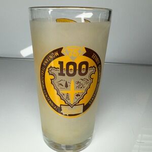 Montana Territorial Centennial Diamond Jubilee Commemorative Glass‎ 1964